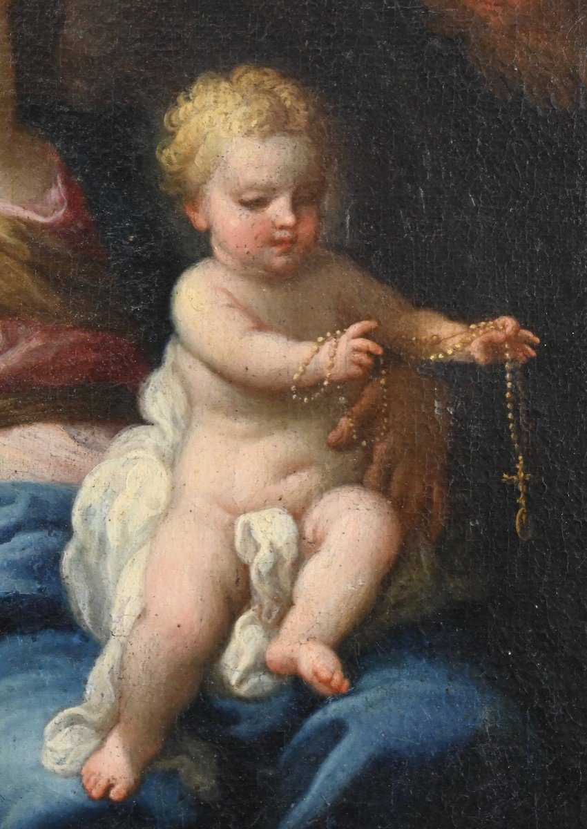 Madonna Con Bambino - Scuola Sebastiano Conca - Roma Inizio XVIII Secolo-photo-4